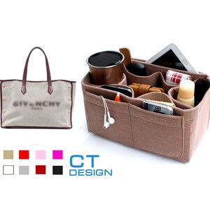 Organizer for givench., bag purse organizer, medium cabas shopper tote insert, bag organizer, felt purse organizer, tote bag organizer