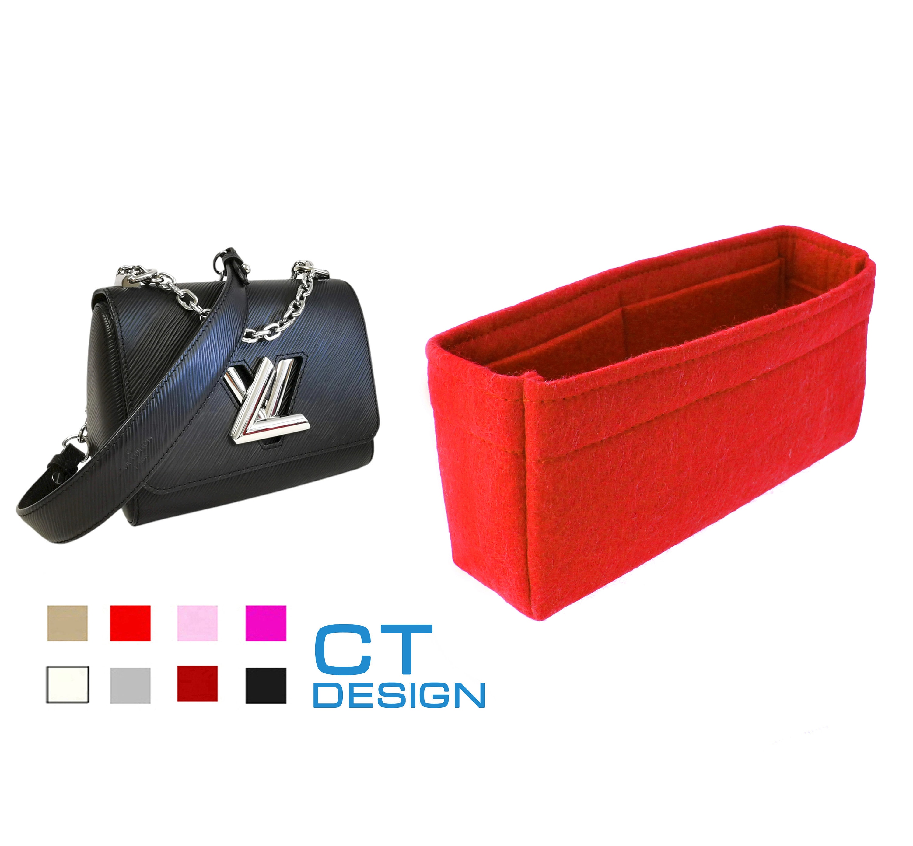 Soft and Light】Bag Organizer Insert For L V Twist Mini PM MM