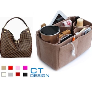 Louis Vuitton Duomo Hobo Purse Organizer Insert, Bag Organizer with Middle  Compartment and Exterior Pockets