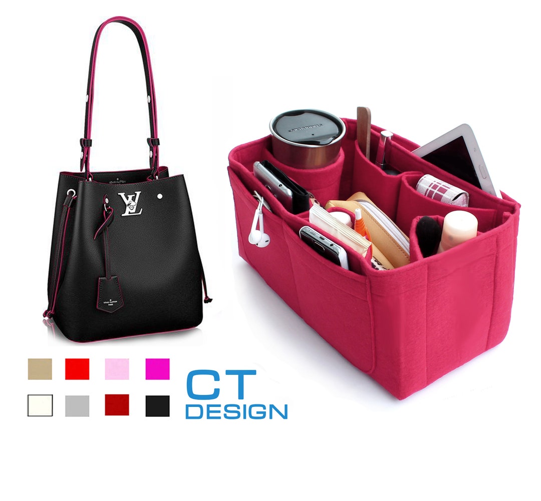 Lockme Bucket Bag Organizer, Tote Bag Insert, Purse Bag Insert, Bag