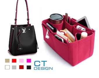 Lockme Bucket bag organizer, tote bag insert, purse bag insert, bag organizer, bag liner, purse storage, custom organizer, bag insert