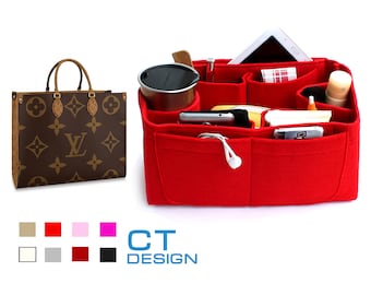 Organizador de bolsa para Onthego GM, inserção onthego mm gm, inserção de bolsa, organizador de bolsa, organizador de sacola, armazenamento de bolsa, forro de bolsa