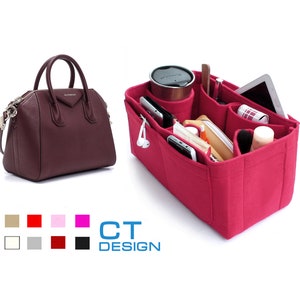 Small Antigona bag organizer, bag purse organizer, bag insert, bag purse insert, insert for givench. , purse liner, handbag organizer