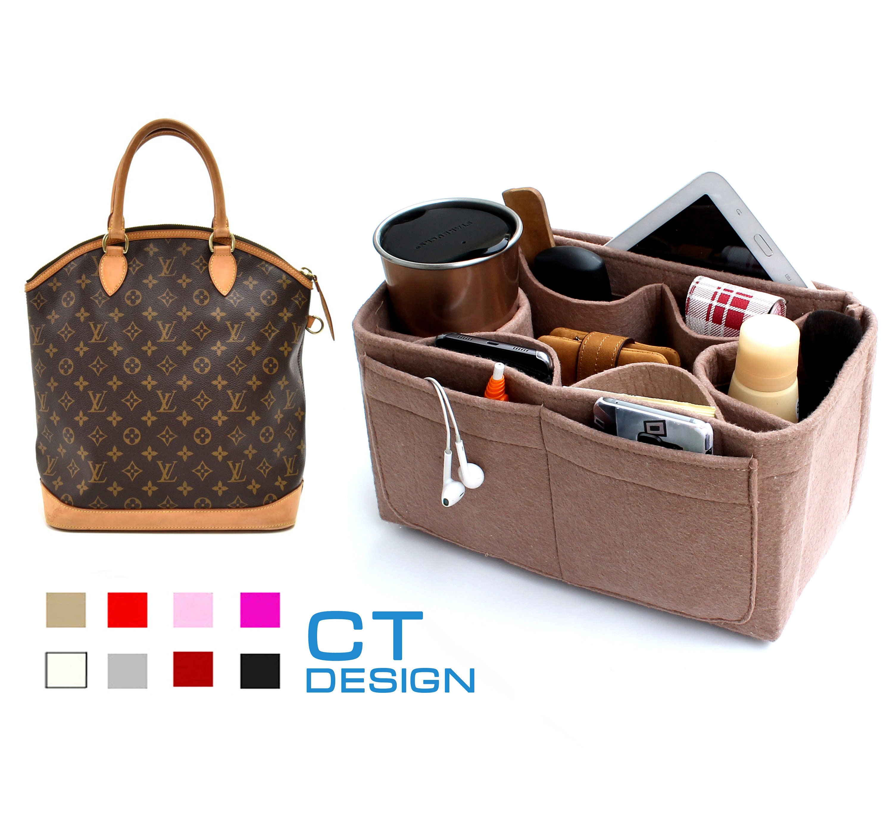 Bag and Purse Organizer with Singular Style for Louis Vuitton Neverfull