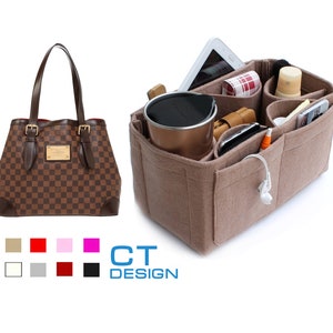 Hampstead MM bag organizer, purse liner, purse organizer, bag purse insert, lv organizer, bag organizer, felt bag insert