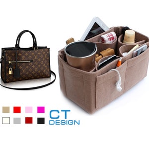 Purse insert for Papincourt PM MM bag, bag purse insert, lv organizer, bag organizer, bag insert, purse storage, handbag organizer