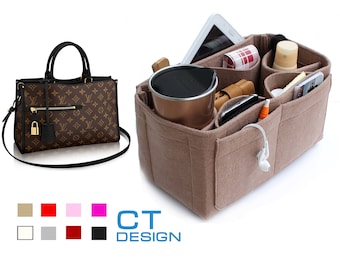Purse insert for Papincourt PM MM bag, bag purse insert, lv organizer, bag organizer, bag insert, purse storage, handbag organizer