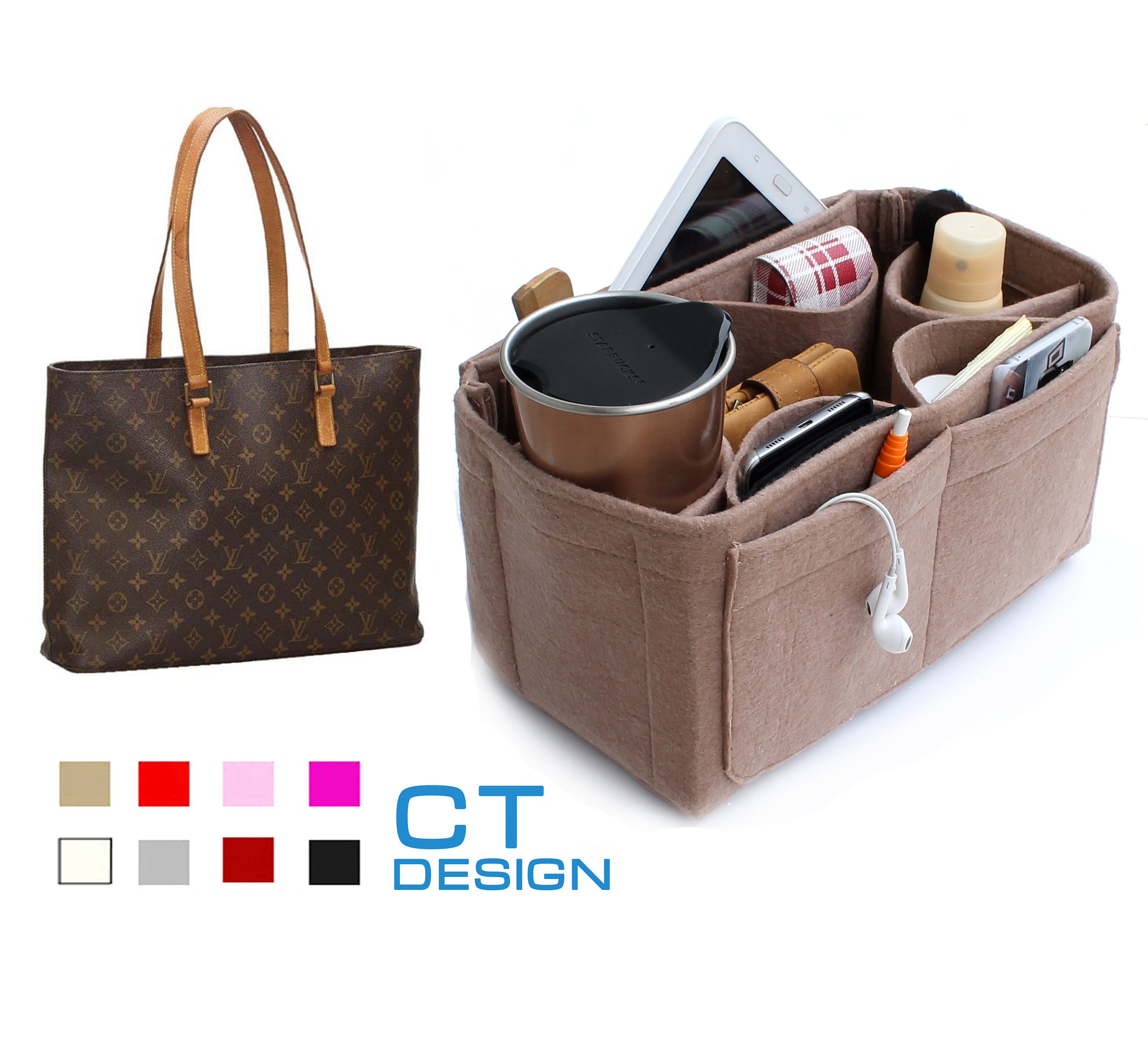 Bag and Purse Organizer with Singular Style for Louis Vuitton Lockme Bucket