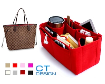 Organizer for Neverfull PM, MM, GM, bag insert for lv bags, lv bag organizer, bag purse insert, handbag organizer, tote bag organizer