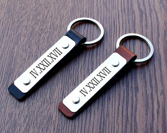 Couples Keychain, Personalized couple Keychain, New home gift, new home keychain, Christmas Gifts, Custom Key Fob, Anniversary keychain