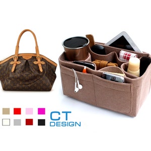 Bag and Purse Organizer with Chambers Style for Louis Vuitton Neverfull PM,  MM and GM