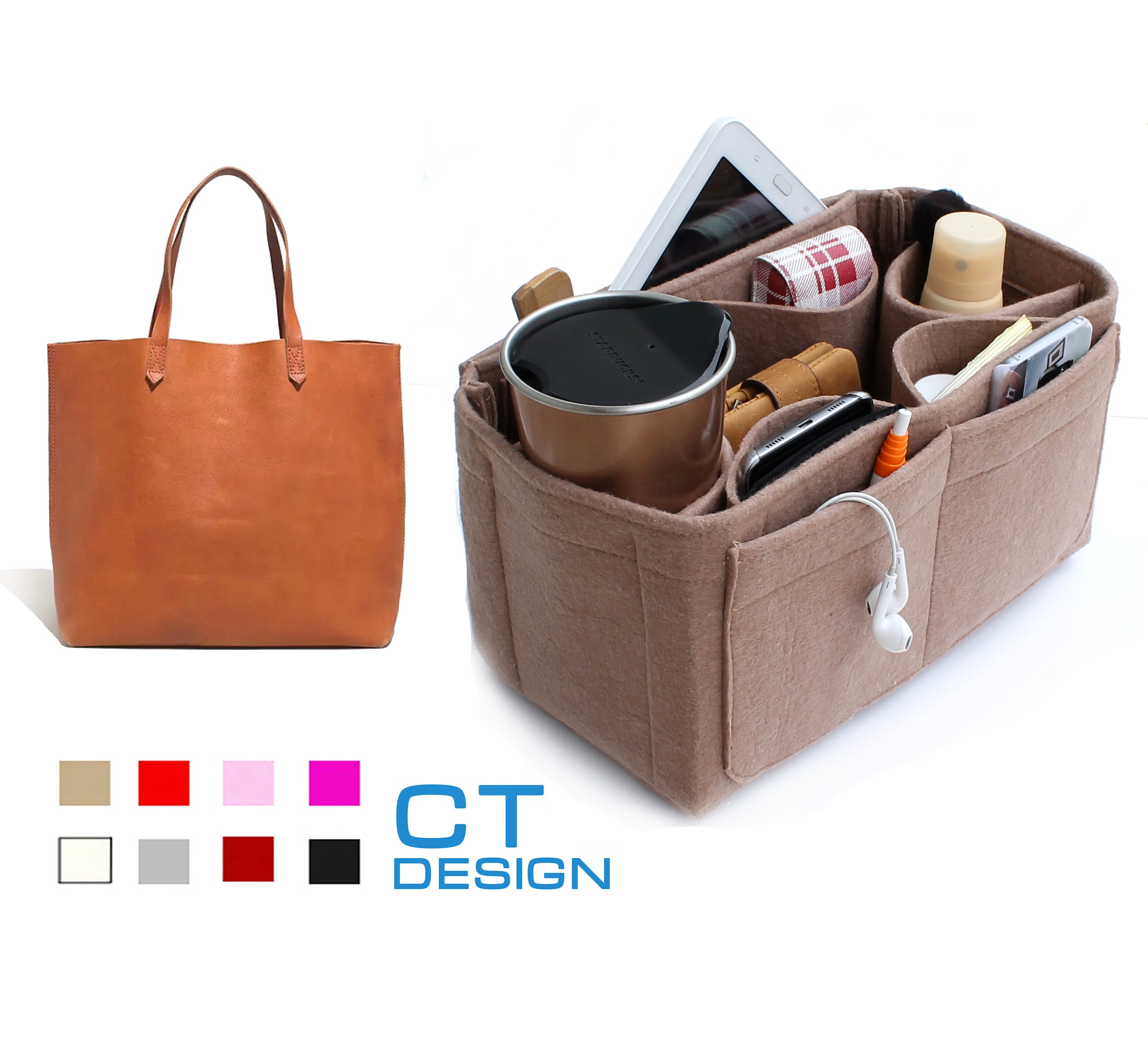Madewell Bag Organizer Organizer for Madewell Tote Bag Organizer Purse Organizer Felt Bag Insert Transport Tote Insert Bag Purse Liner Etsy