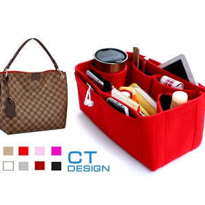 Organizer for graceful mm bag, bag organizer for lv, bag purse insert, purse organizer, handbag insert, tote bag organizer, bag liner