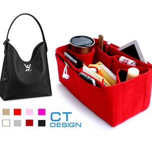 Tote bag organizer for Lockme Hobo, handbag organizer, bag organizer, bag purse insert, handbag insert, bag insert, custom insert