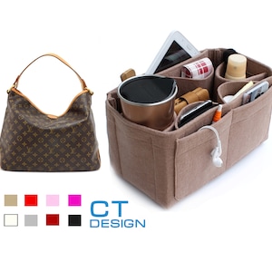 LV bag organizers, purse organizer for delightful pm, bag purse insert, handbag organizer, tote bag insert, bag purse organizer, bag liner