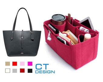 Organizer For Coa.ch Market Tote, tote organizer, tote bag insert, bag purse insert, bag purse organizer, bag liner, handbag organizer