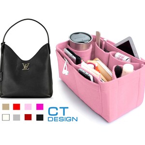 Tote Bag Organizer For Louis Vuitton Lockme Go Bag with Single Bottle