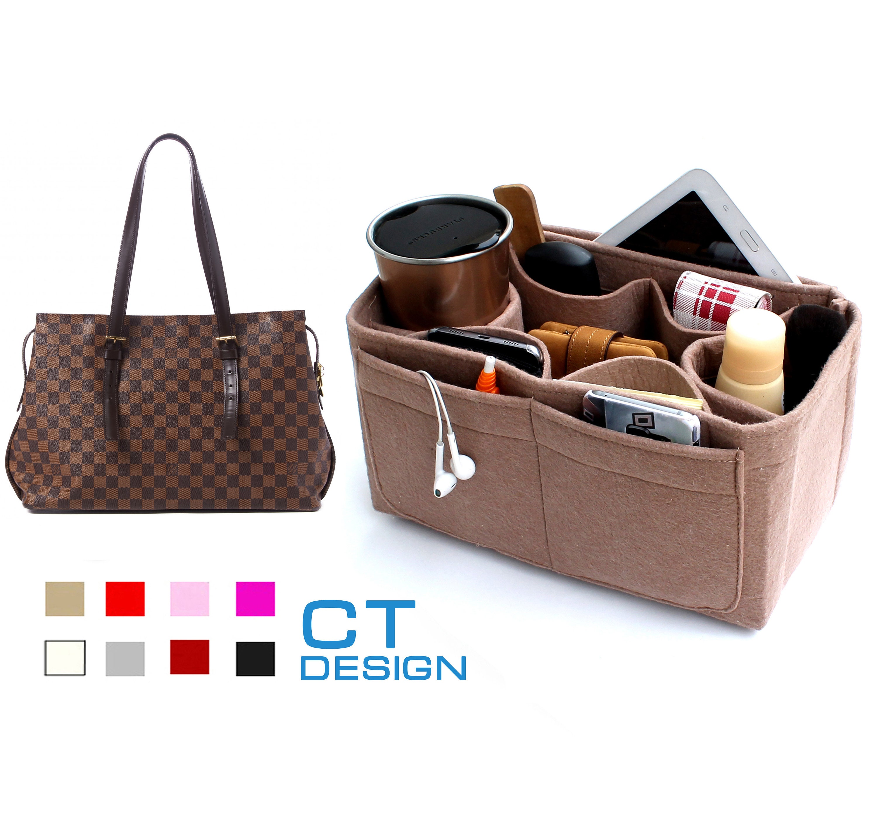 Customizable Felt Tote Bag Organizer