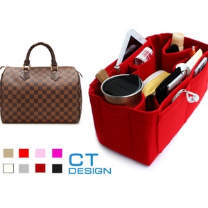 Organizer for Speedy bags, speedy 25,30,35 insert, bag purse insert, purse organizer, tote bag organizer, bag storage, speedy 30 insert