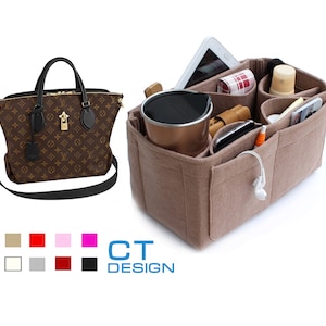 Flower Zipped MM organizer, bag organizer insert, bag purse organizer, bag liner, organizer for flower zipped bags, purse insert