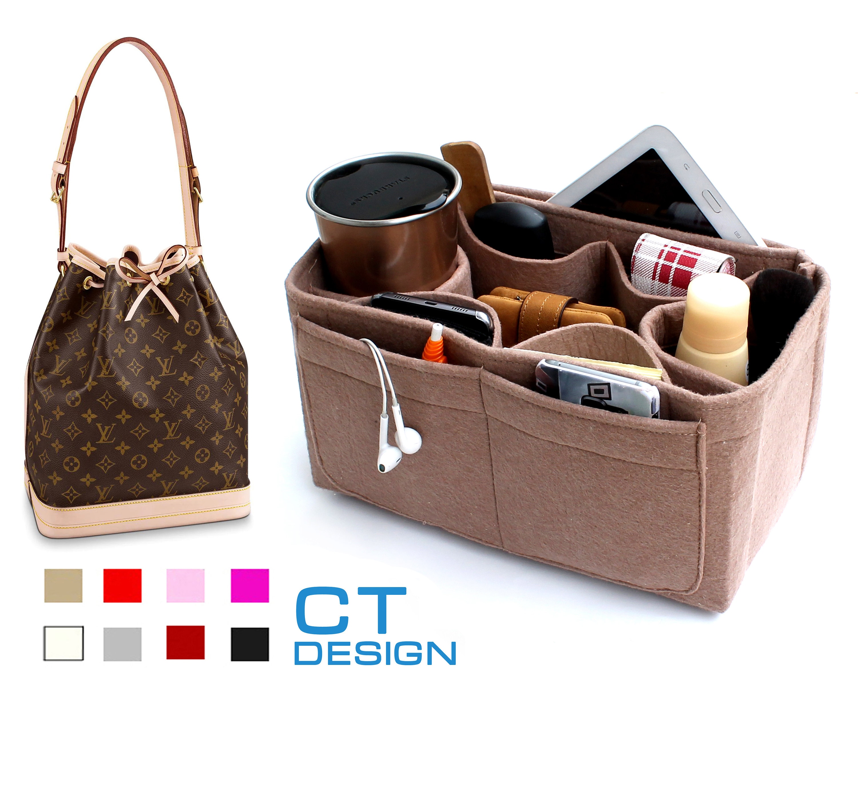 Bag and Purse Organizer with Regular Style for Louis Vuitton Totally