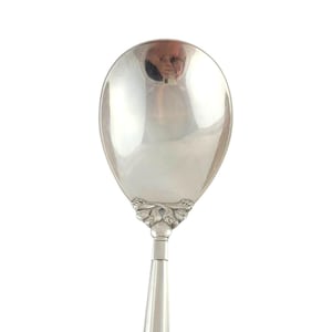 Georg Jensen Denmark Acorn Serving Spoon 9&quot; #17830