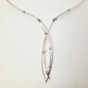 Vintage 18 Karat White Gold and Diamond Necklace
