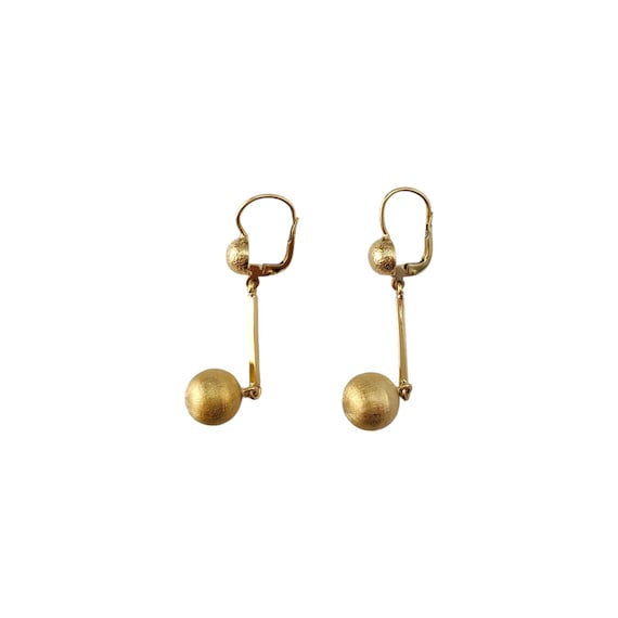 Dangle ball earrings outlet