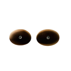 14k Yellow Gold Diamond Cufflinks #15566