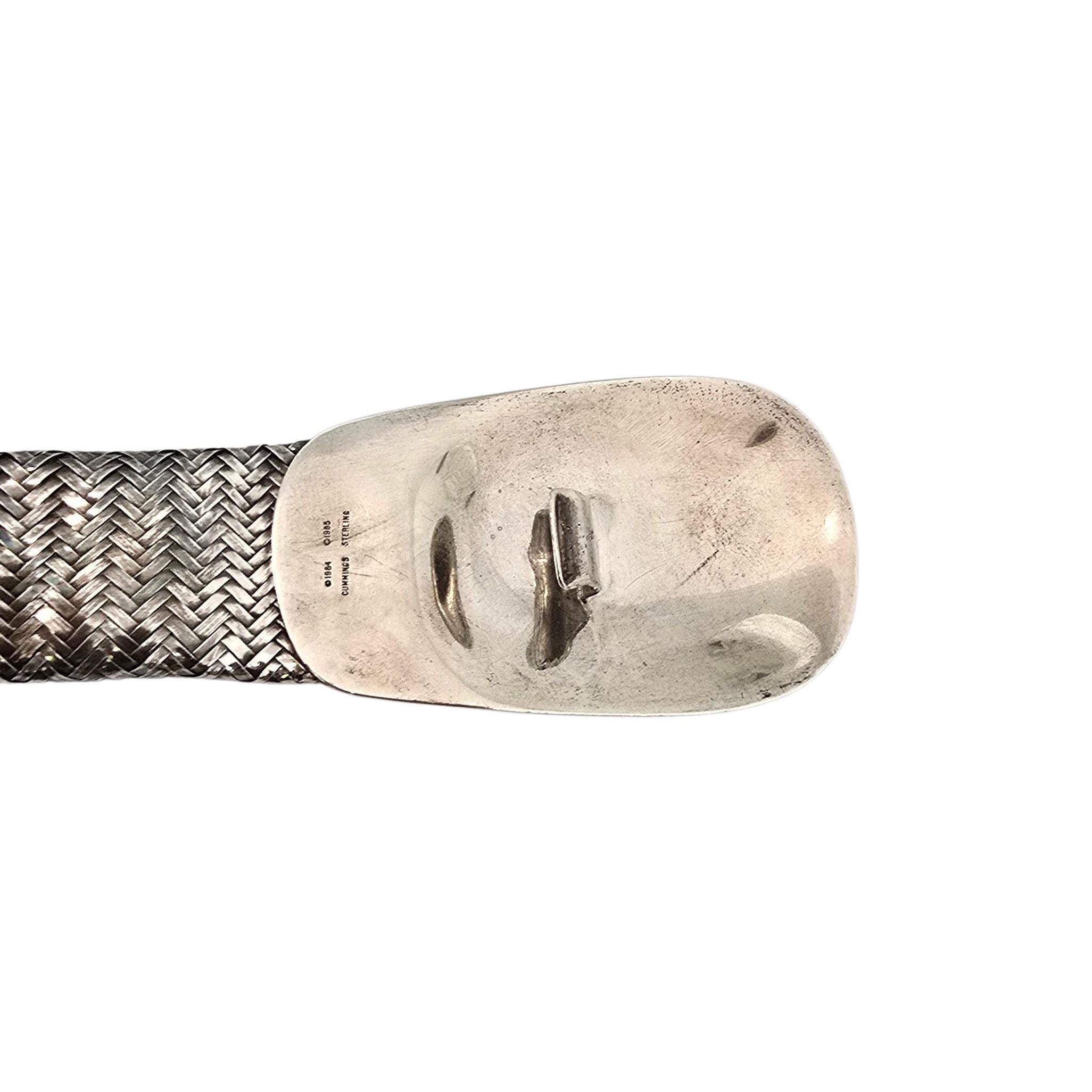 Angela Cummings Sterling Silver Herringbone Mesh Belt #22543 1984 Angela Cummings 925 Sterling Silver Herringbone Mesh  main image 3