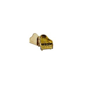 Ciondolo con ciondolo per pianoforte a coda per bambini in oro giallo 14k n. 15613