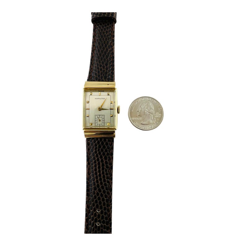 1940's Hamilton Gordon 18k Yellow Gold Watch Manual Men's Watch #15797