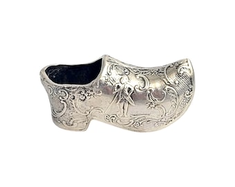 Dutch Import 835 Silver Clog #12254