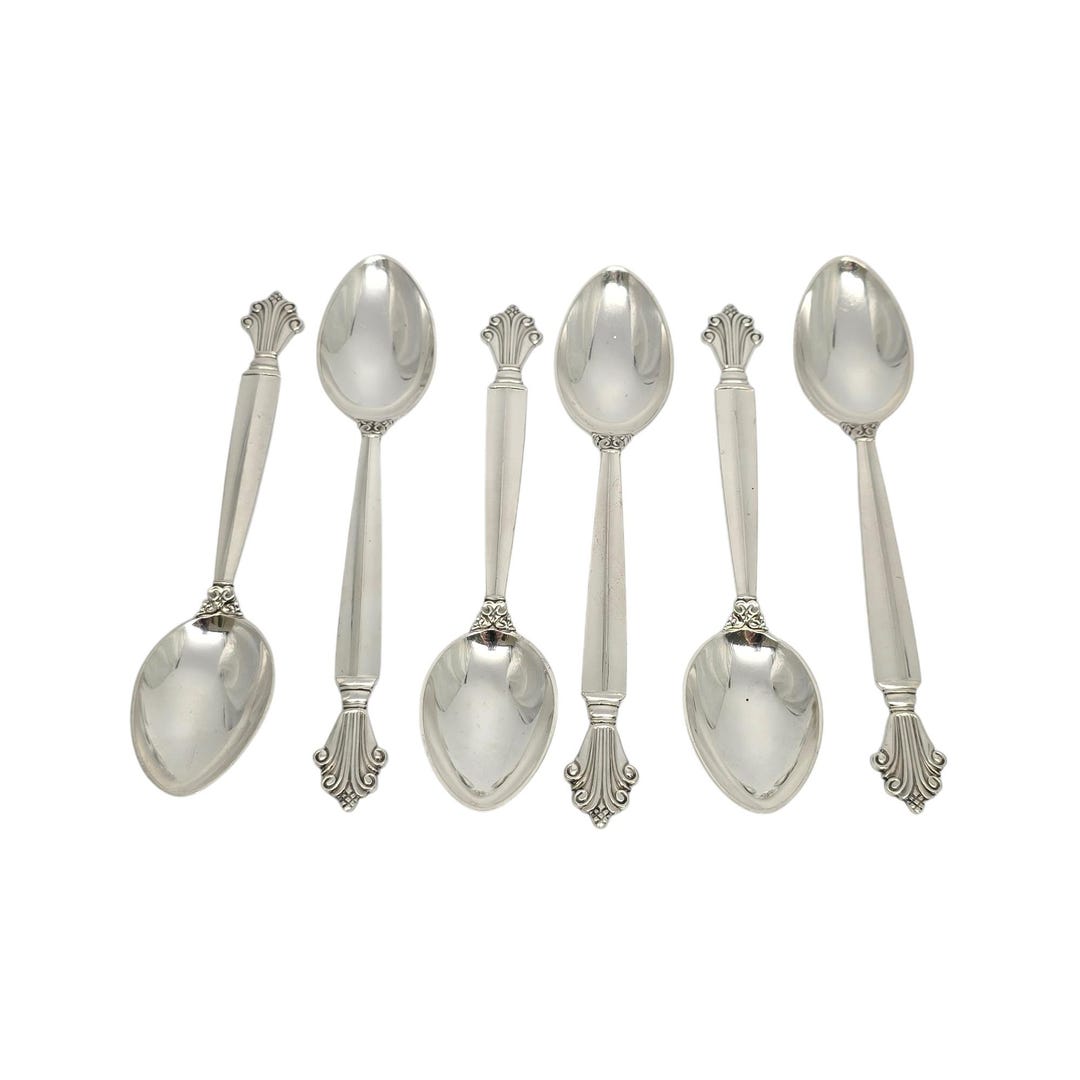 ジョージジェンセン e  純銀フォーク アカンサス 3本 ジョージジェンセン 純銀フォーク アカンサス 3本(14.2cm) - メルカリ