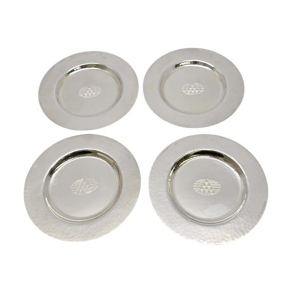Set of 4 Gianmaria Buccellati Sterling Silver Plates #21025 - Etsy