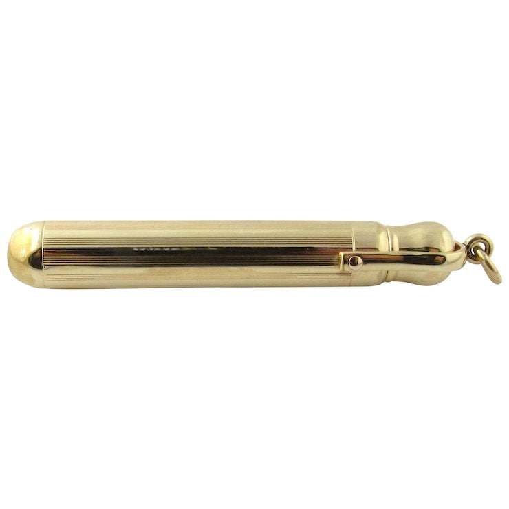 Vintage 10 Karat Yellow Gold Telescopic Pencil #1809 - Etsy