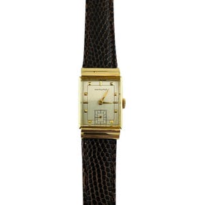 1940's Hamilton Gordon 18k Yellow Gold Watch Manual Men's Watch #15797