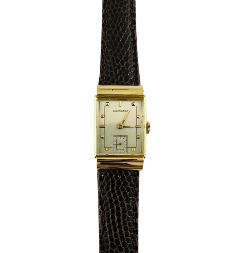 1940's Hamilton Gordon 18k Yellow Gold Watch Manual Men's Watch #15797