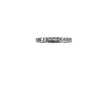 Platinum Diamond Eternity Band Ring Size 6.75 #25343