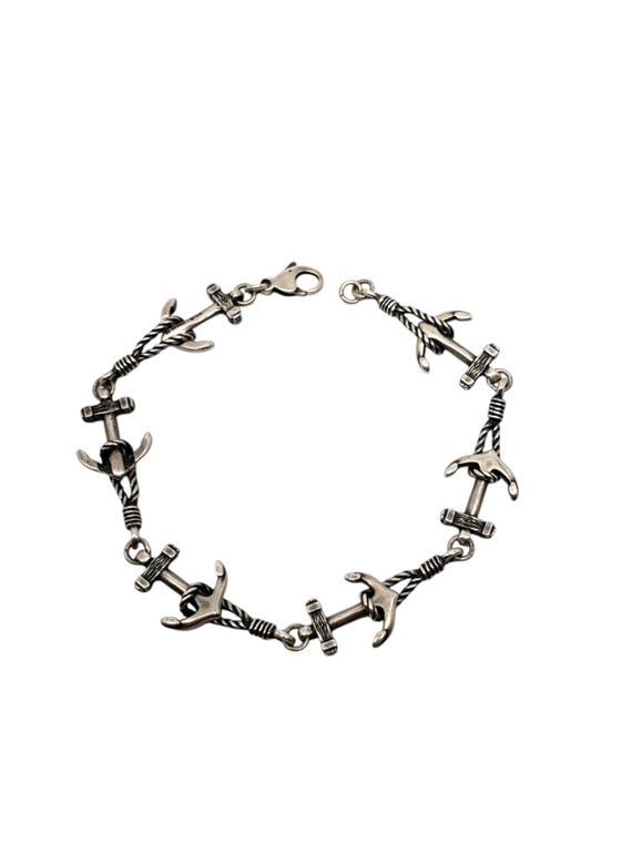 James Avery Sterling Silver Anchor Bracelet # 19657 - Etsy