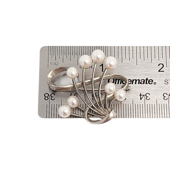 ミキモト スターリングシルバー アコヤパール ピン/ブローチ #16719