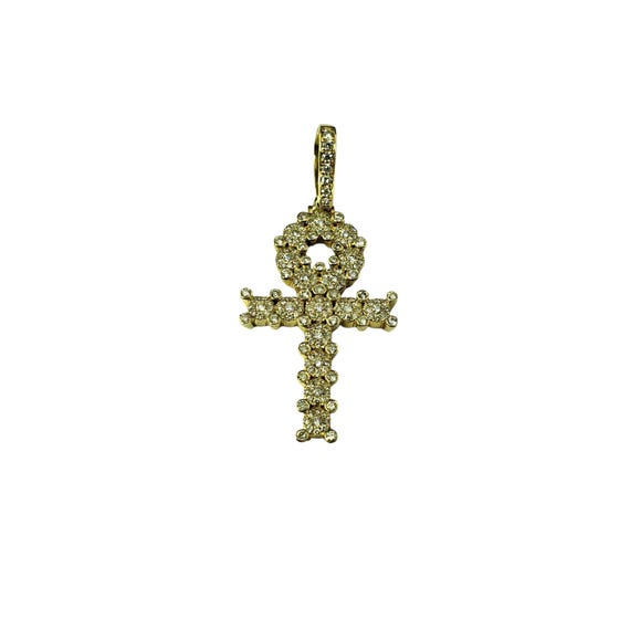 GoldChic Jewelry Collana Ankh Egizia In Oro, Collana Antica Per Croce Copta Per Uomo