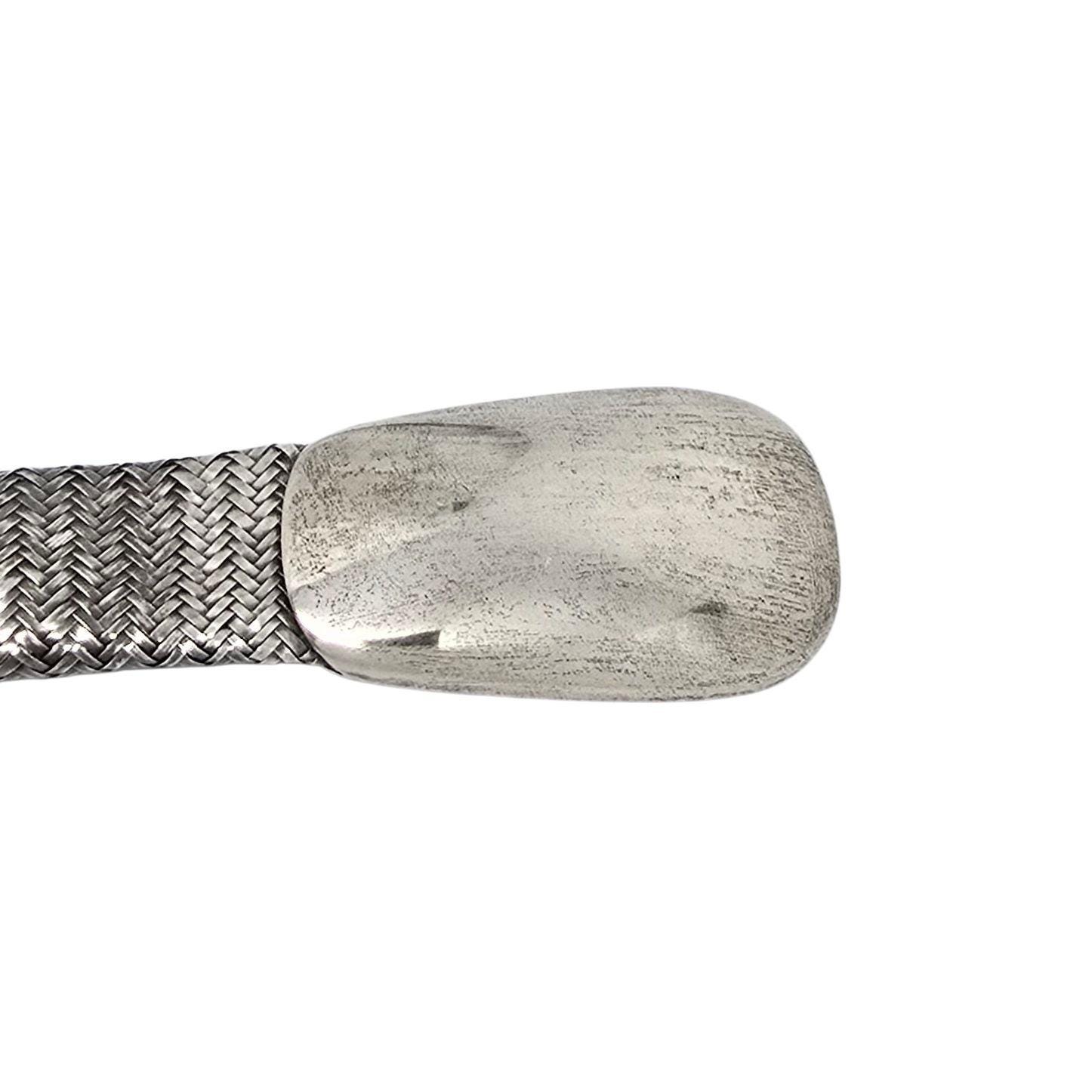 Angela Cummings Sterling Silver Herringbone Mesh Belt #22543 - Etsy
