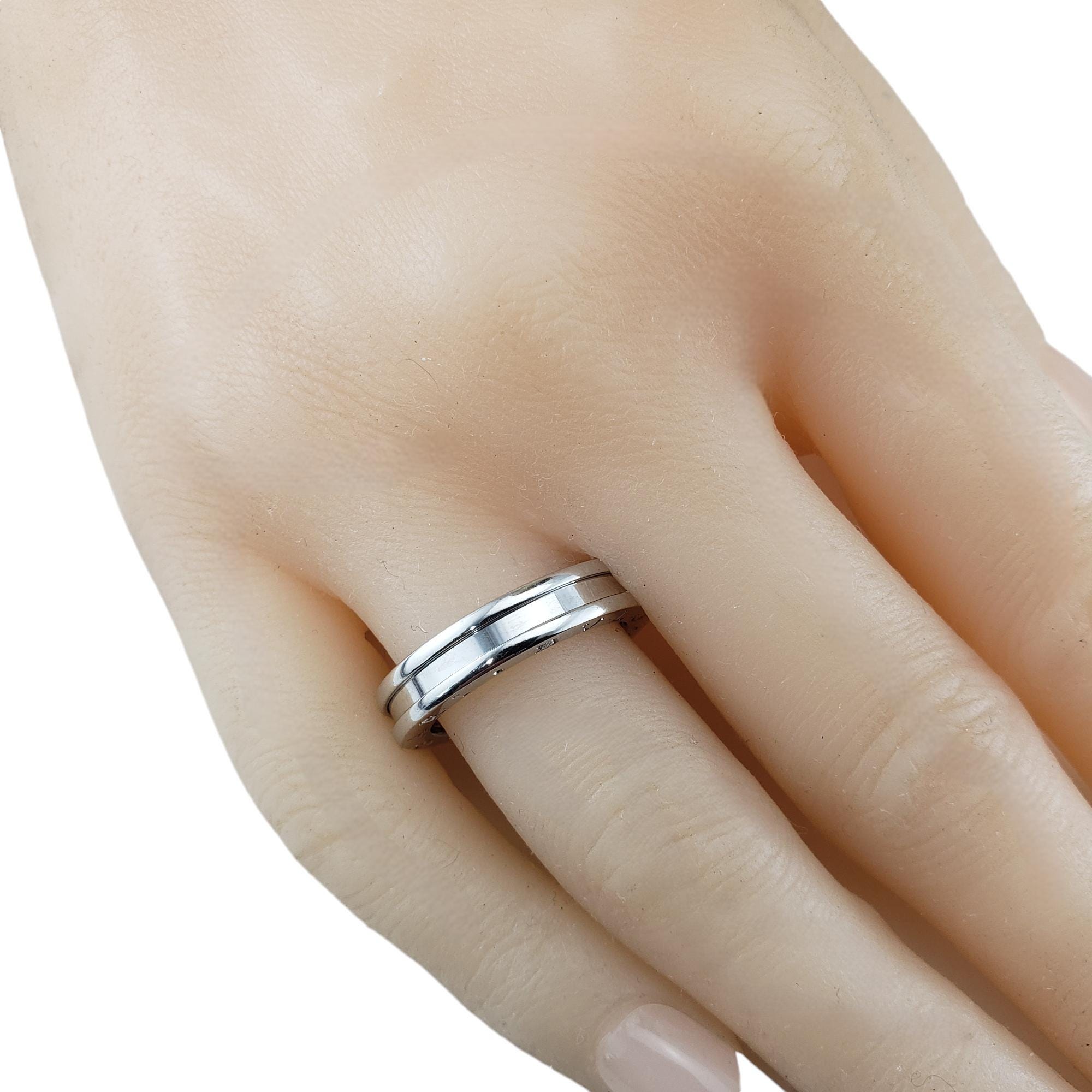 Bvlgari 18 Karat White Gold B.ZERO 1 Ring Size 8.5 (58) #18749 - Etsy