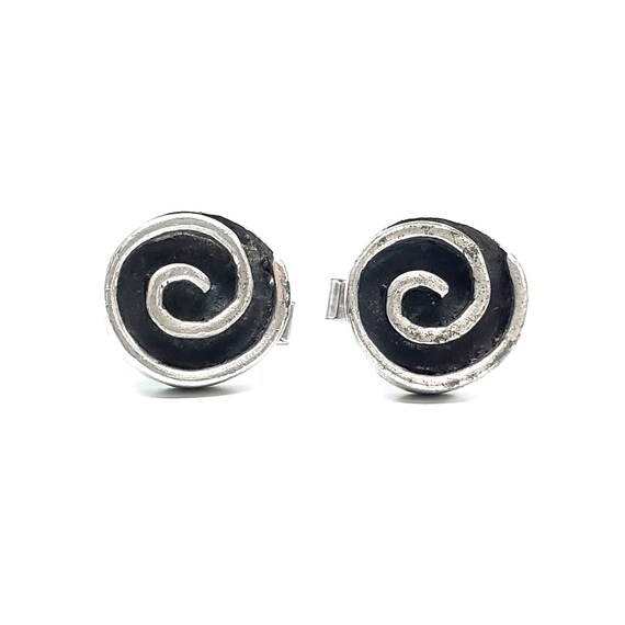 Vintage Winifred Mason Chenet Oxidized Sterling Si