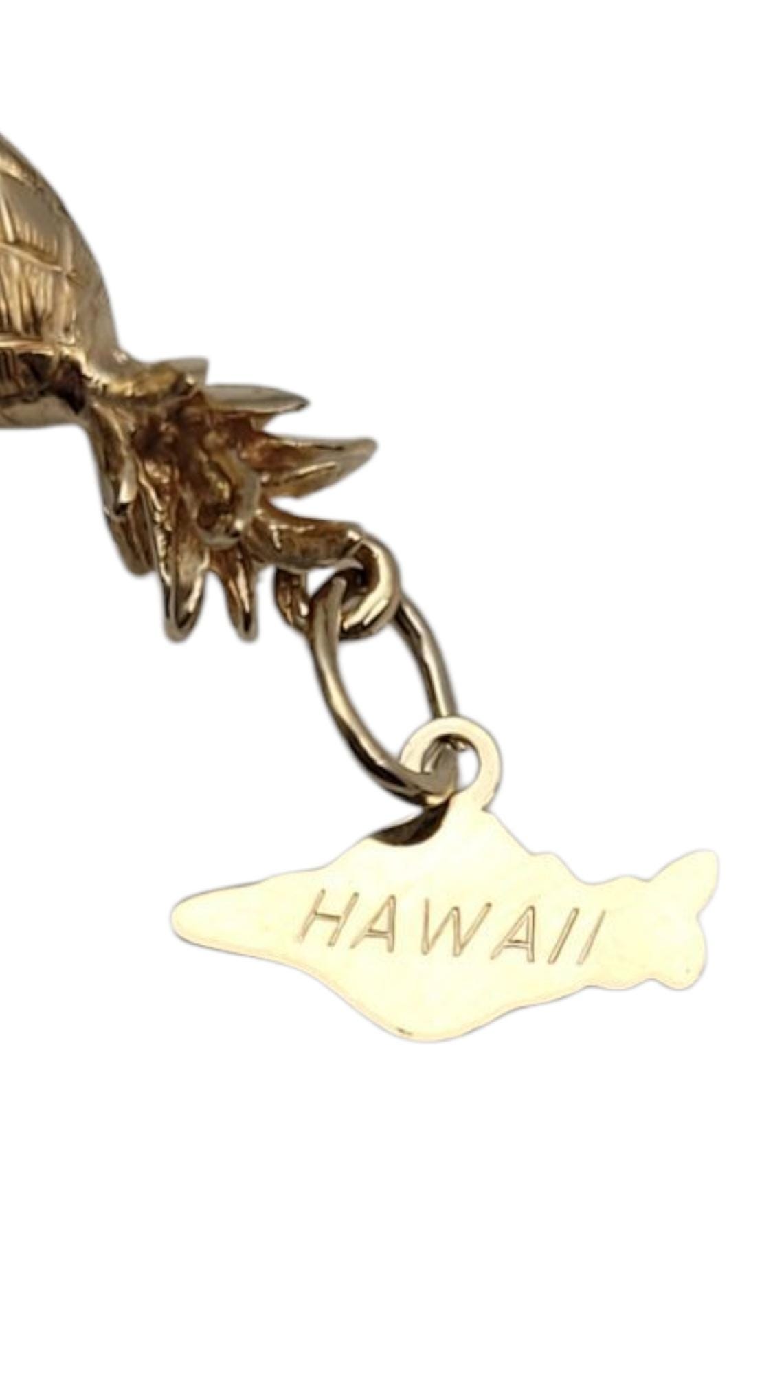 Crea 14 Karat Yellow Gold Hawaii Pineapple Charm #21625 - Etsy
