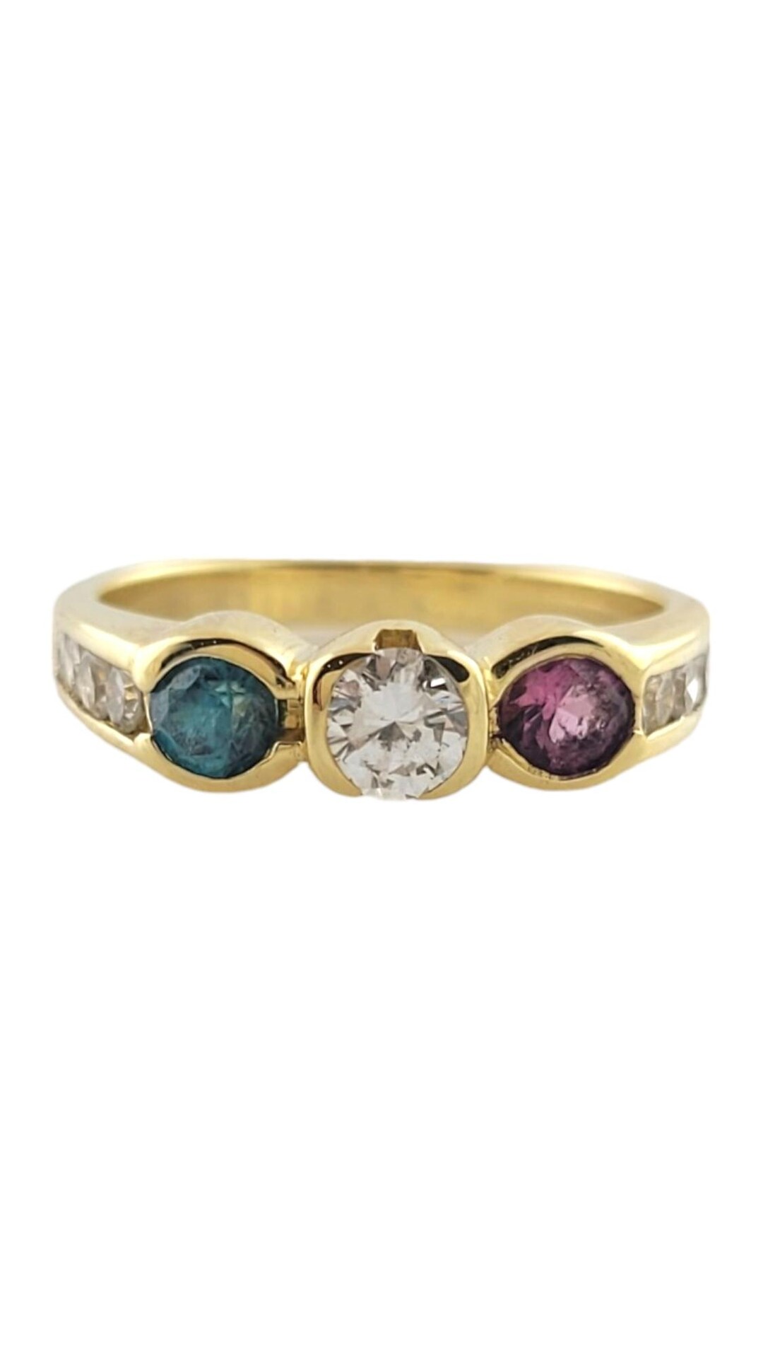 アクセサリー Florentine #5 18K YELLOW GOLD DIAMONDS BY THE INCH 5 STATION FLOWER