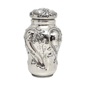 Frank W. Smith für Theodore B. Starr Sterling Silber Teedose mit Monogramm #13791