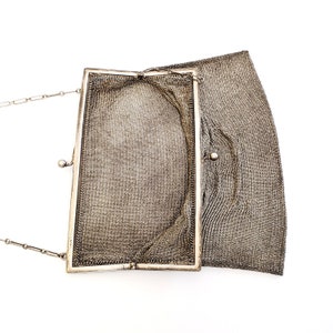 Vintage Sterling Silver Mesh Coin Purse With Monogram #5988 - Etsy