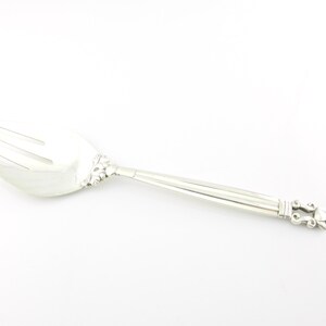 Georg Jensen Denmark Acorn Sterling Silver Serving/Salad Fork #7251